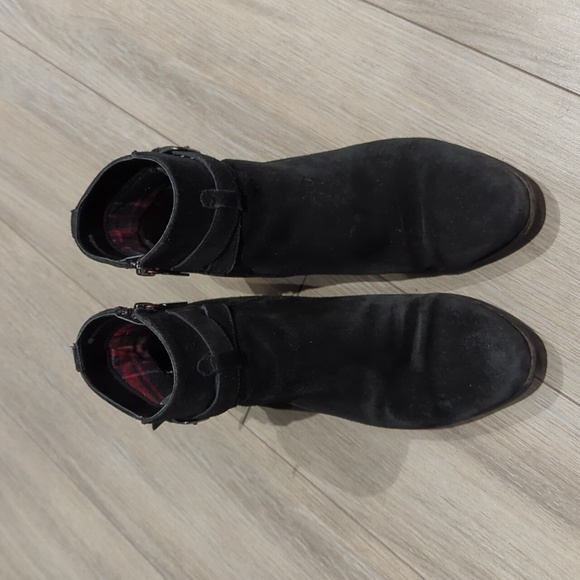 Aqua Collège Black Suede Laura Boot Size 8 - Picture 5 of 5